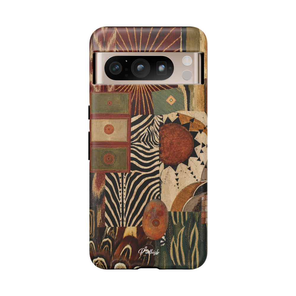 Abstract Boho Collage Tough Case