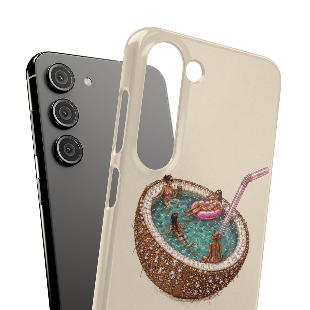 Coconut Pool Snap Phone Case