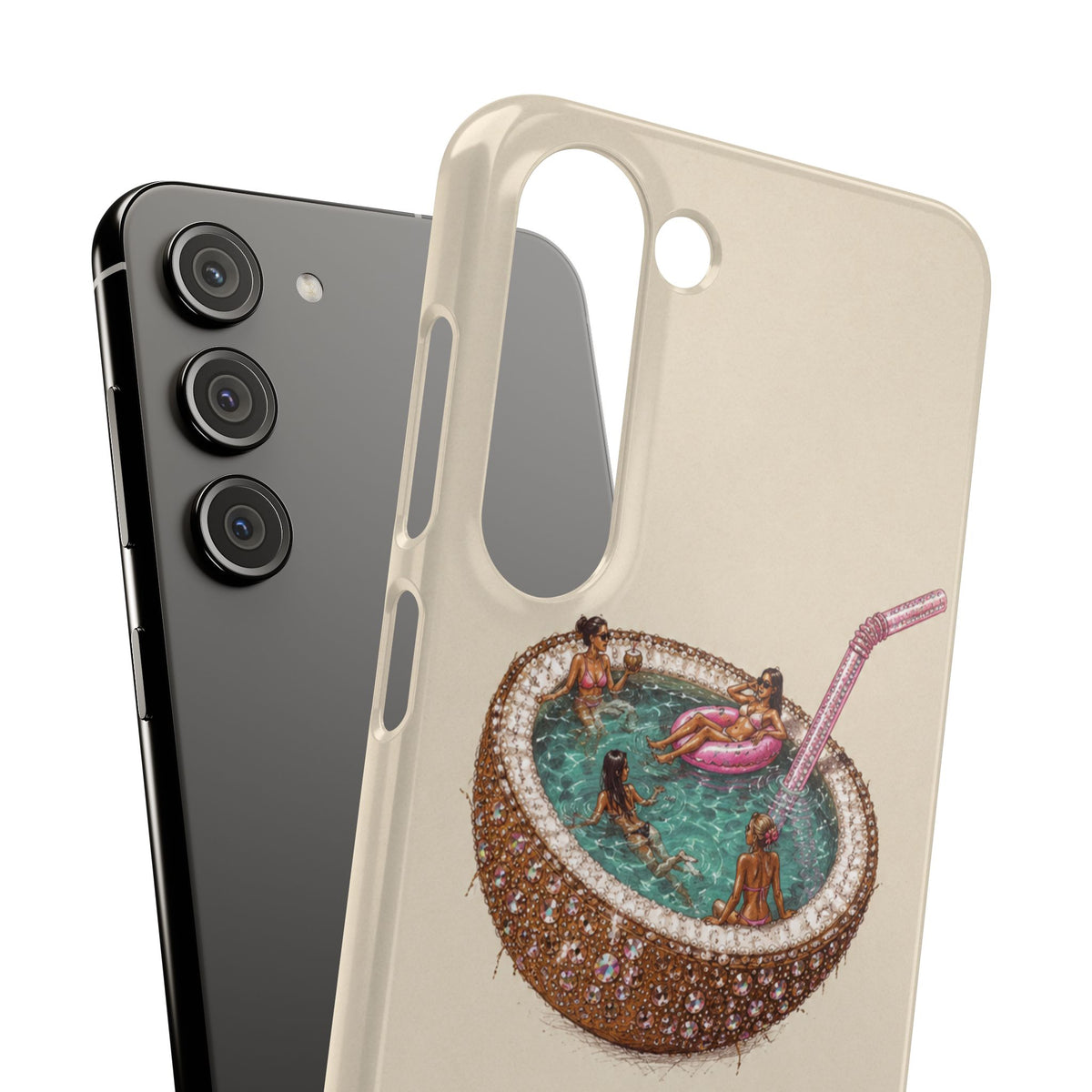 Coconut Pool Snap Phone Case