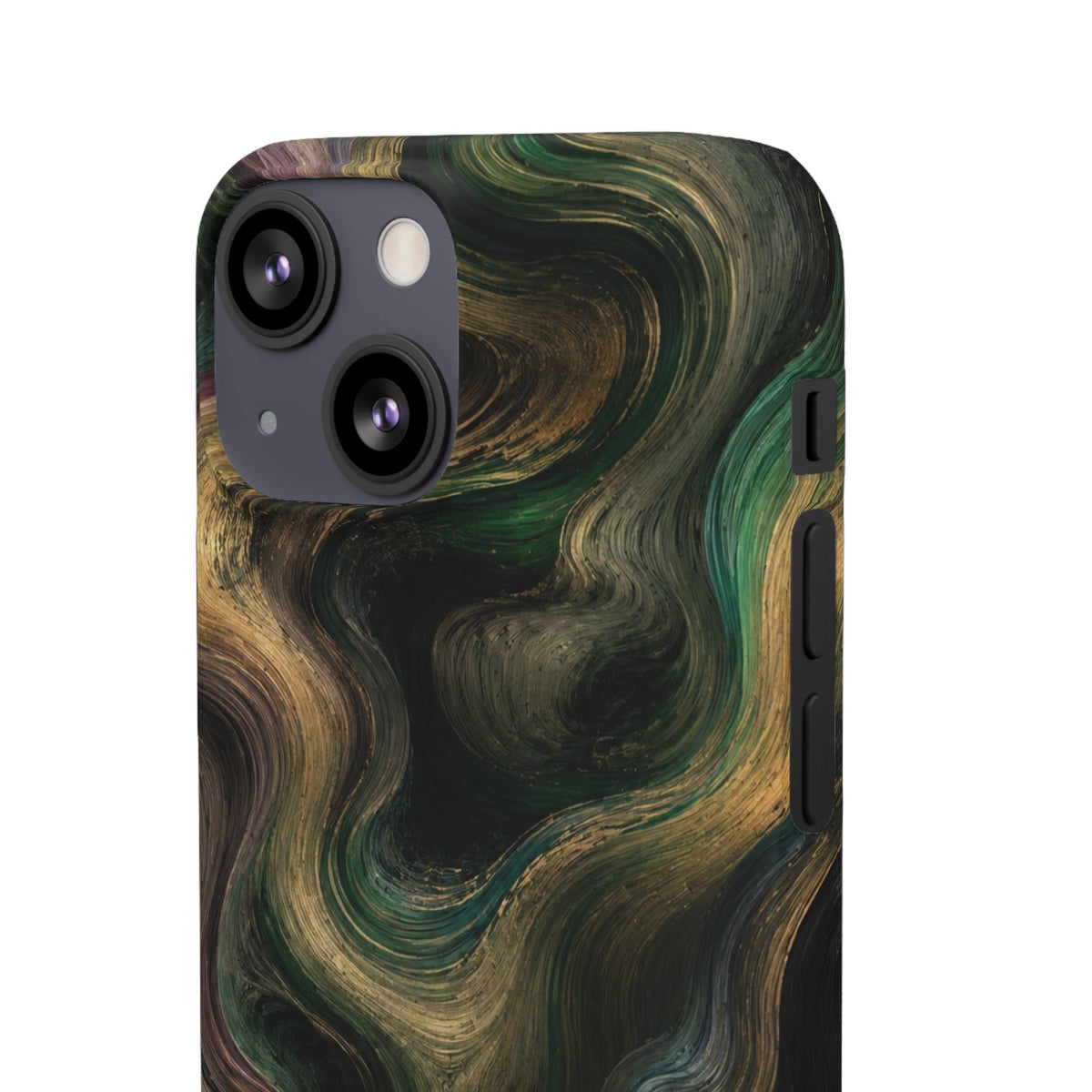 Marbled Forest Snap Phone Case