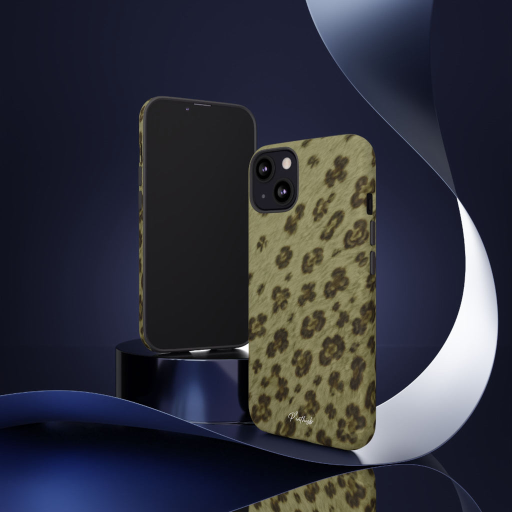 Olive Leopard Print Tough Case