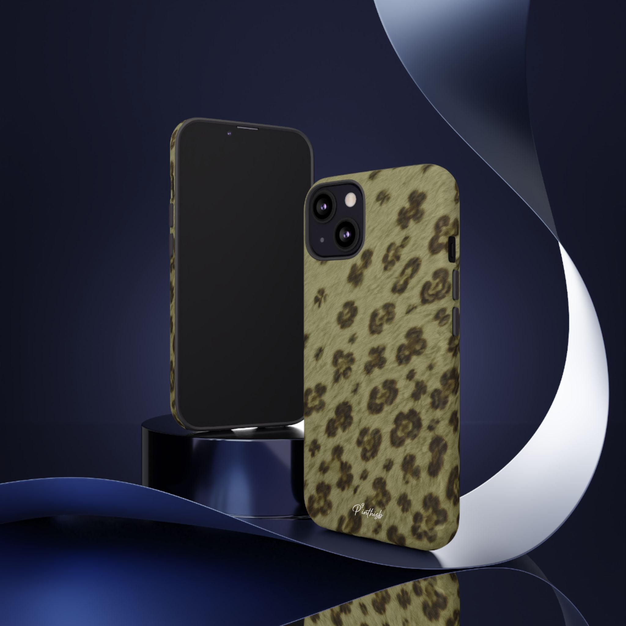 Olive Leopard Print Tough Case