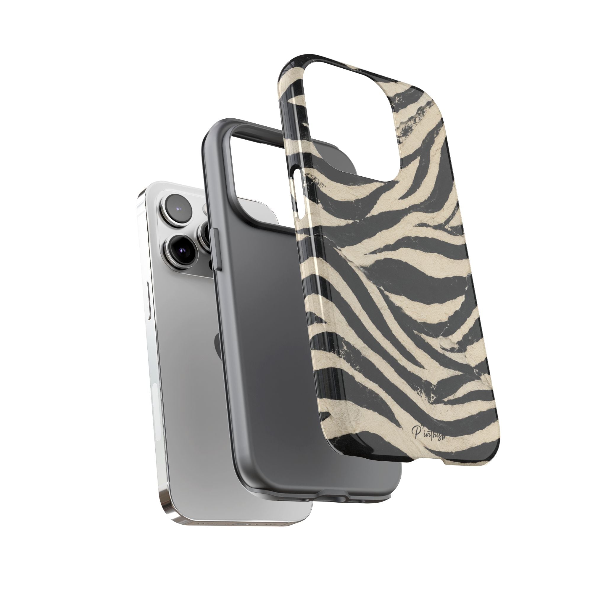 Zebra Stripe Tough Phone Case