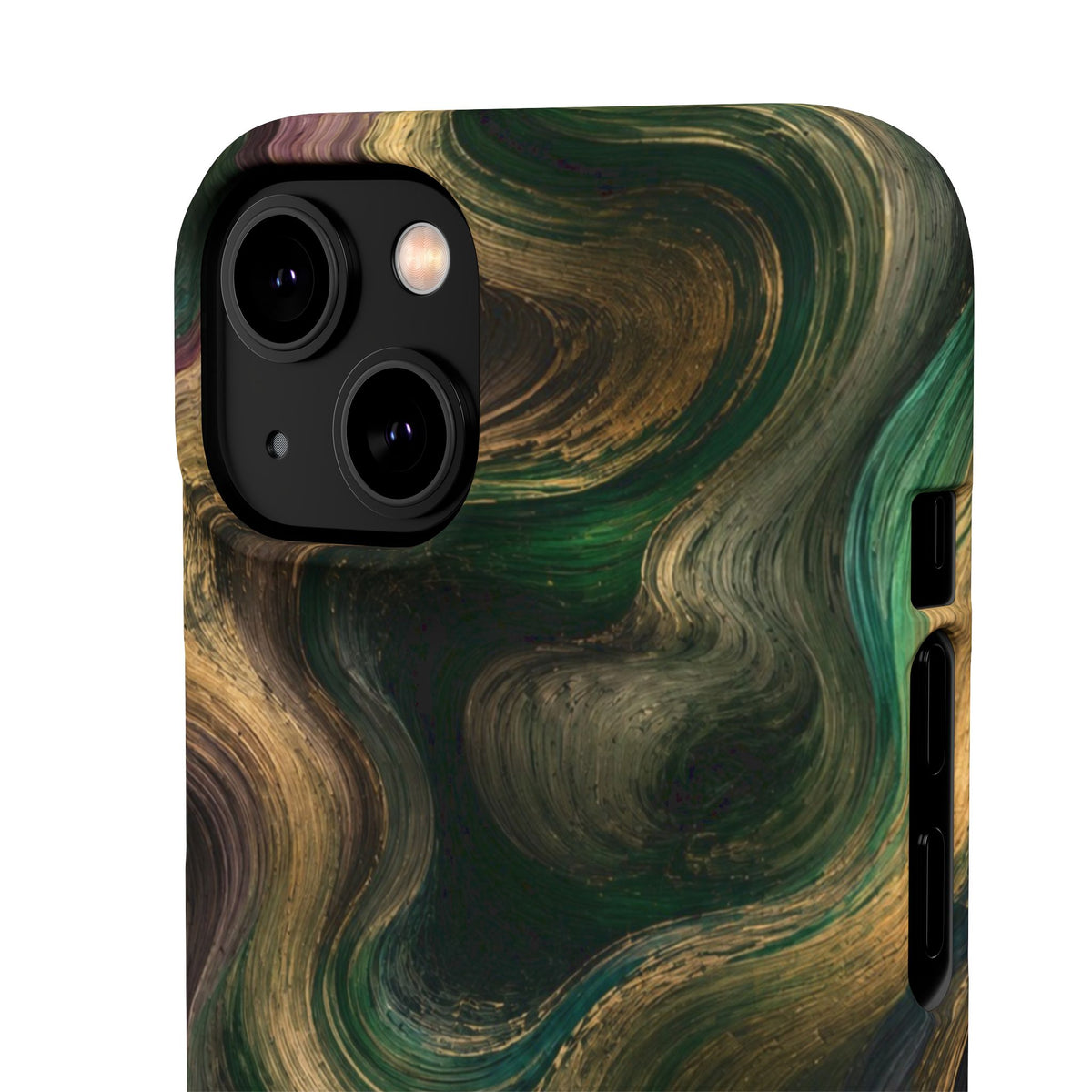 Marbled Forest Snap Phone Case