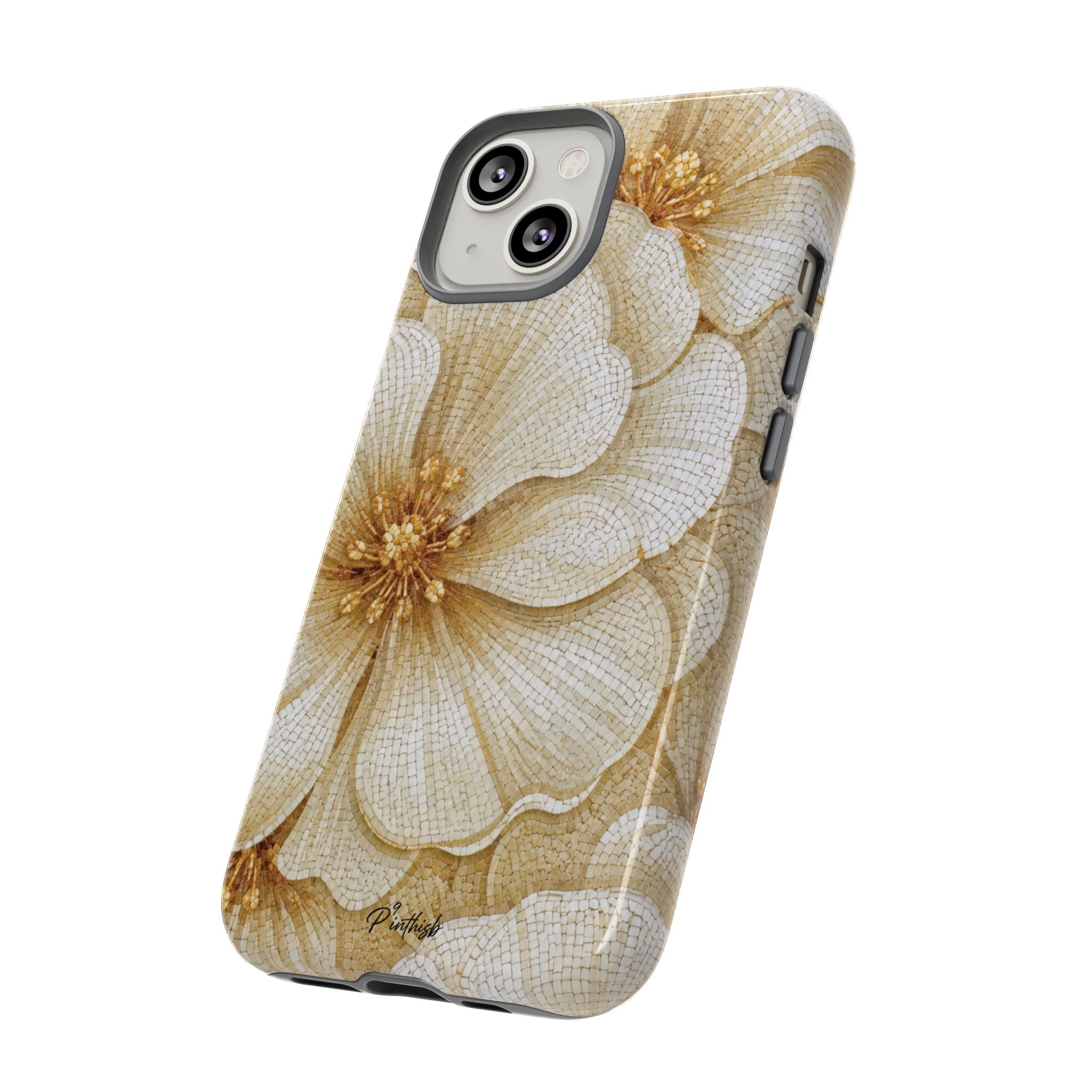 Floral Gold Bloom Tough Case