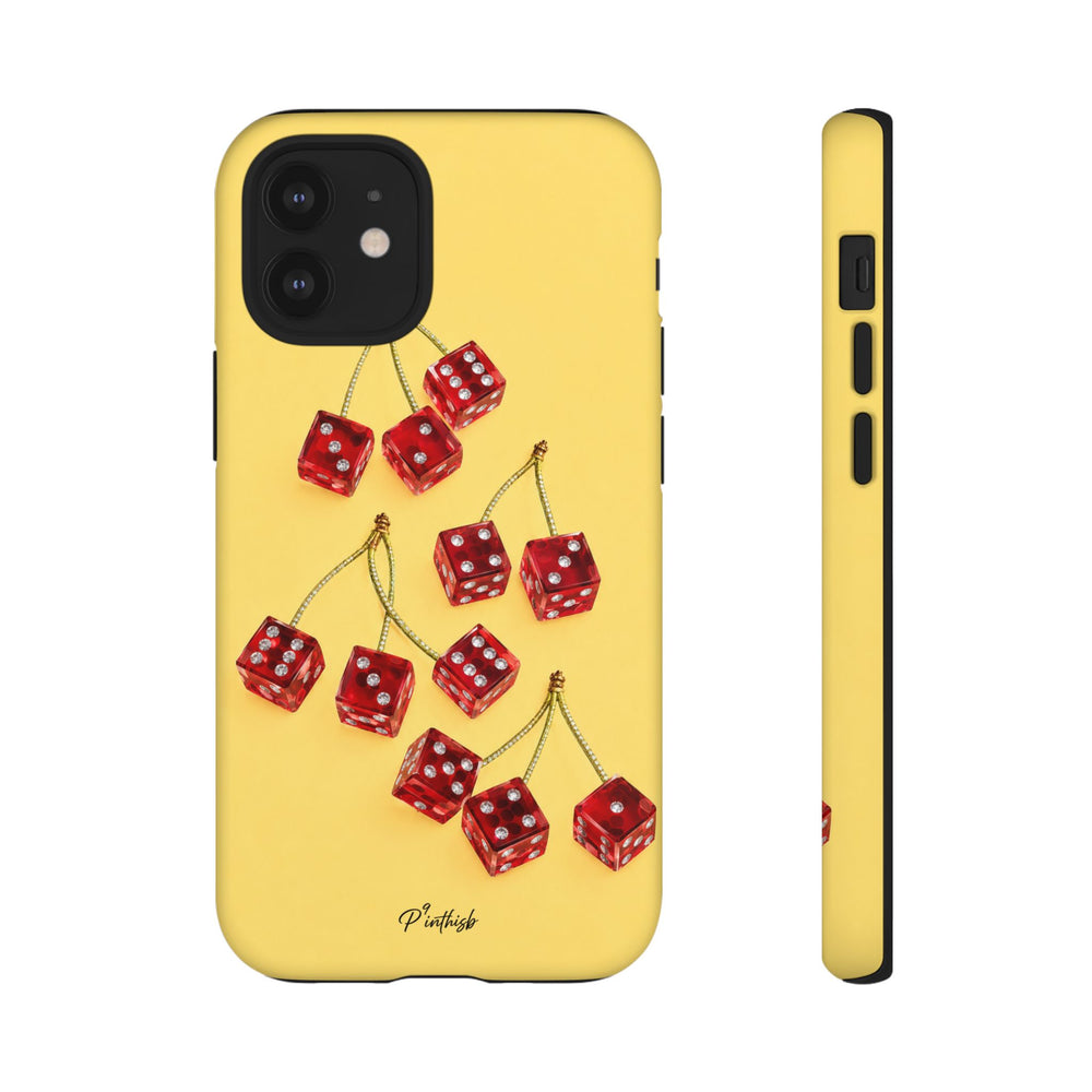 Cherry Dice Tough Phone Case