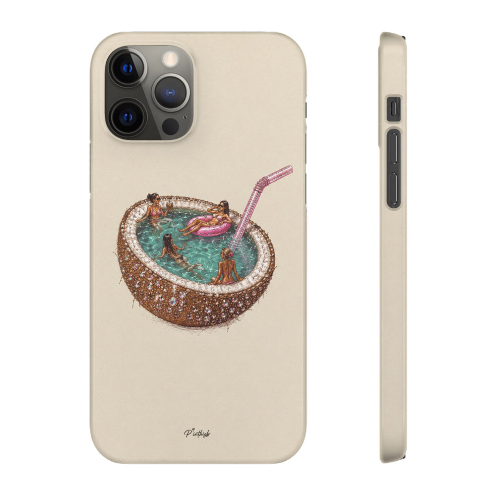 Coconut Pool Snap Phone Case