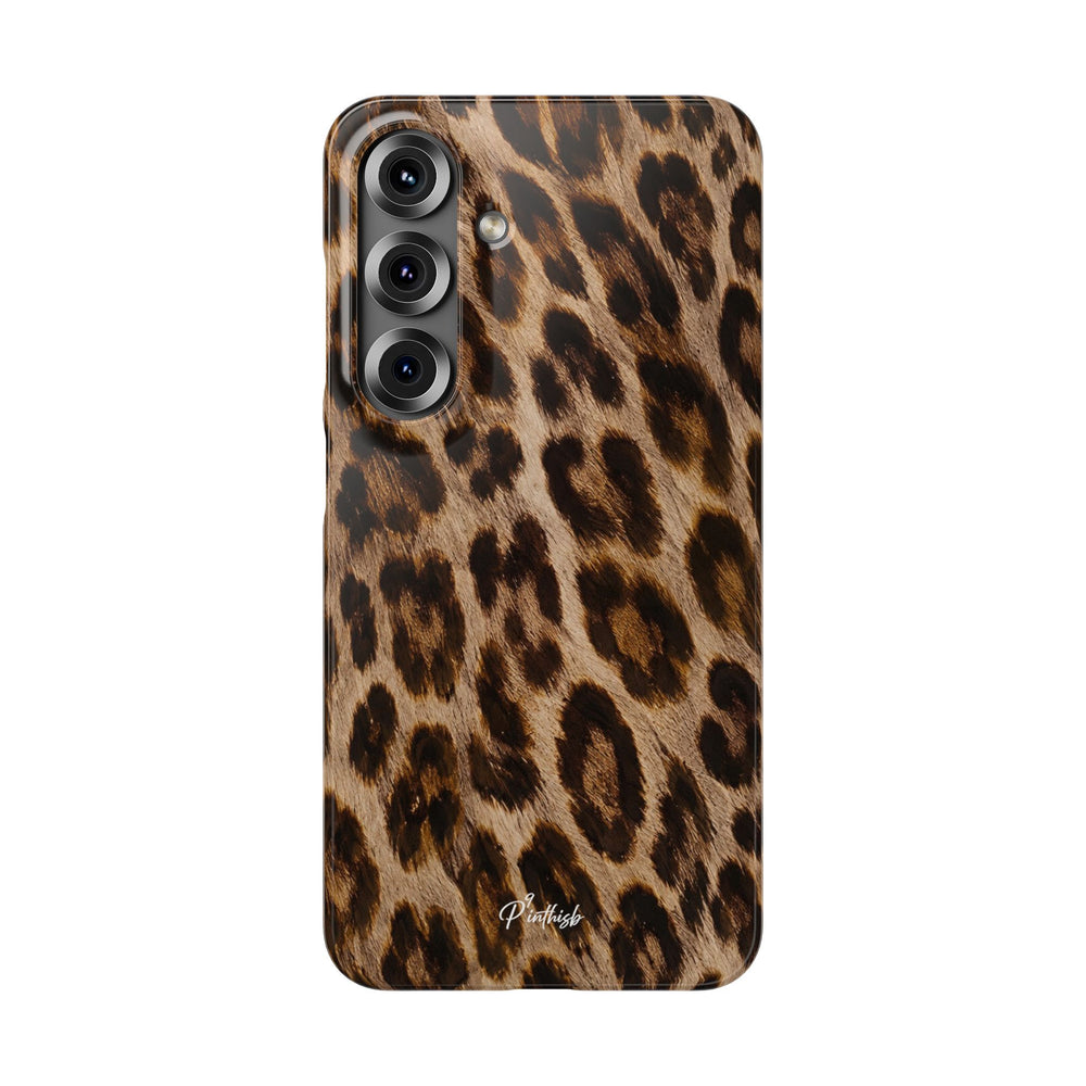 Leopard Print Snap Phone Case