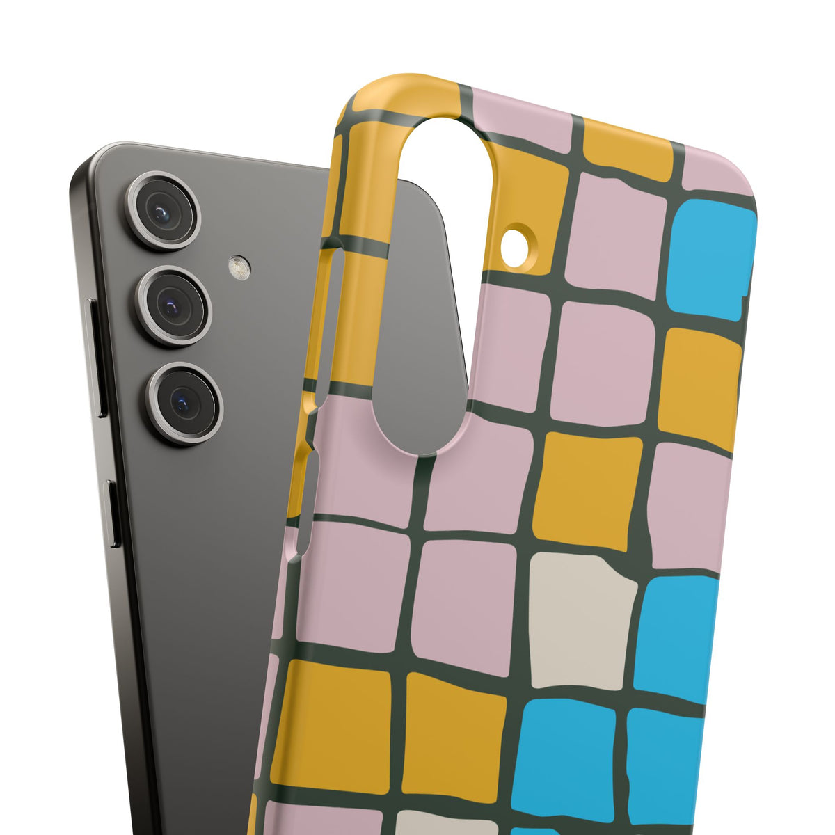 Color Grid Snap Phone Case