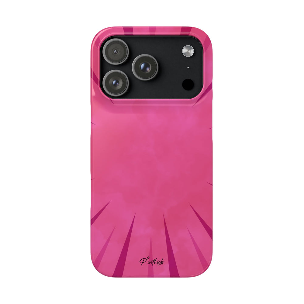 Pink Burst Snap Phone Case
