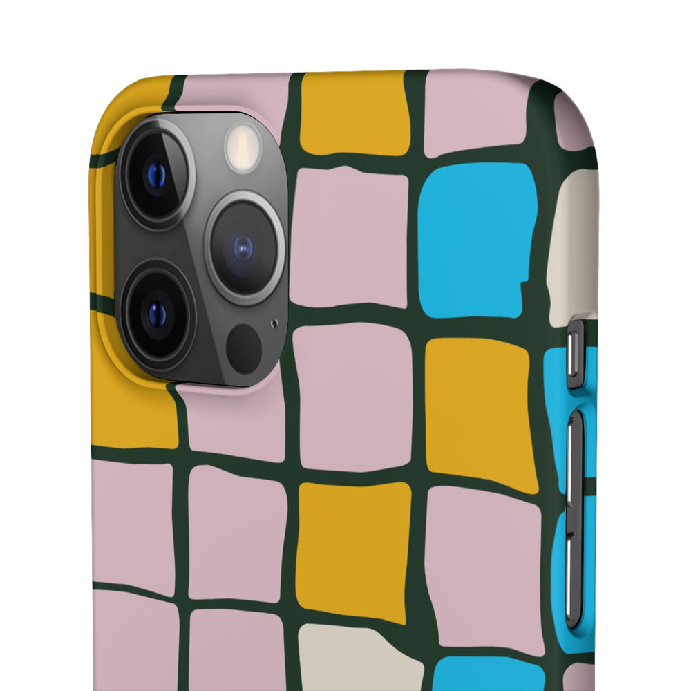 Color Grid Snap Phone Case
