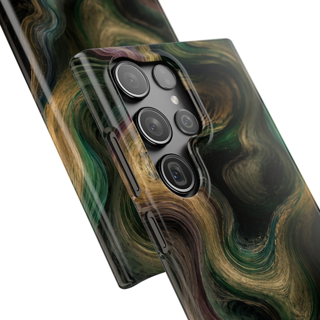 Marbled Forest Snap Phone Case