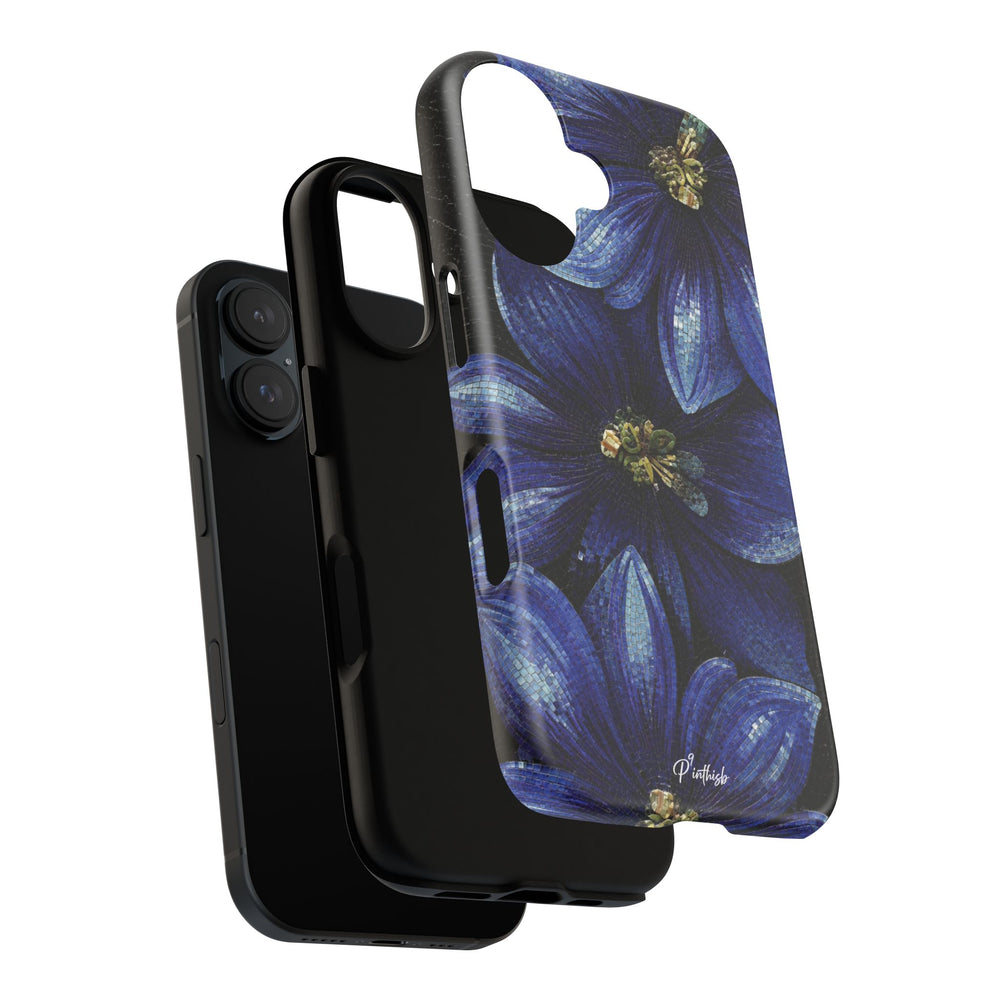 Blue Floral Tough Case
