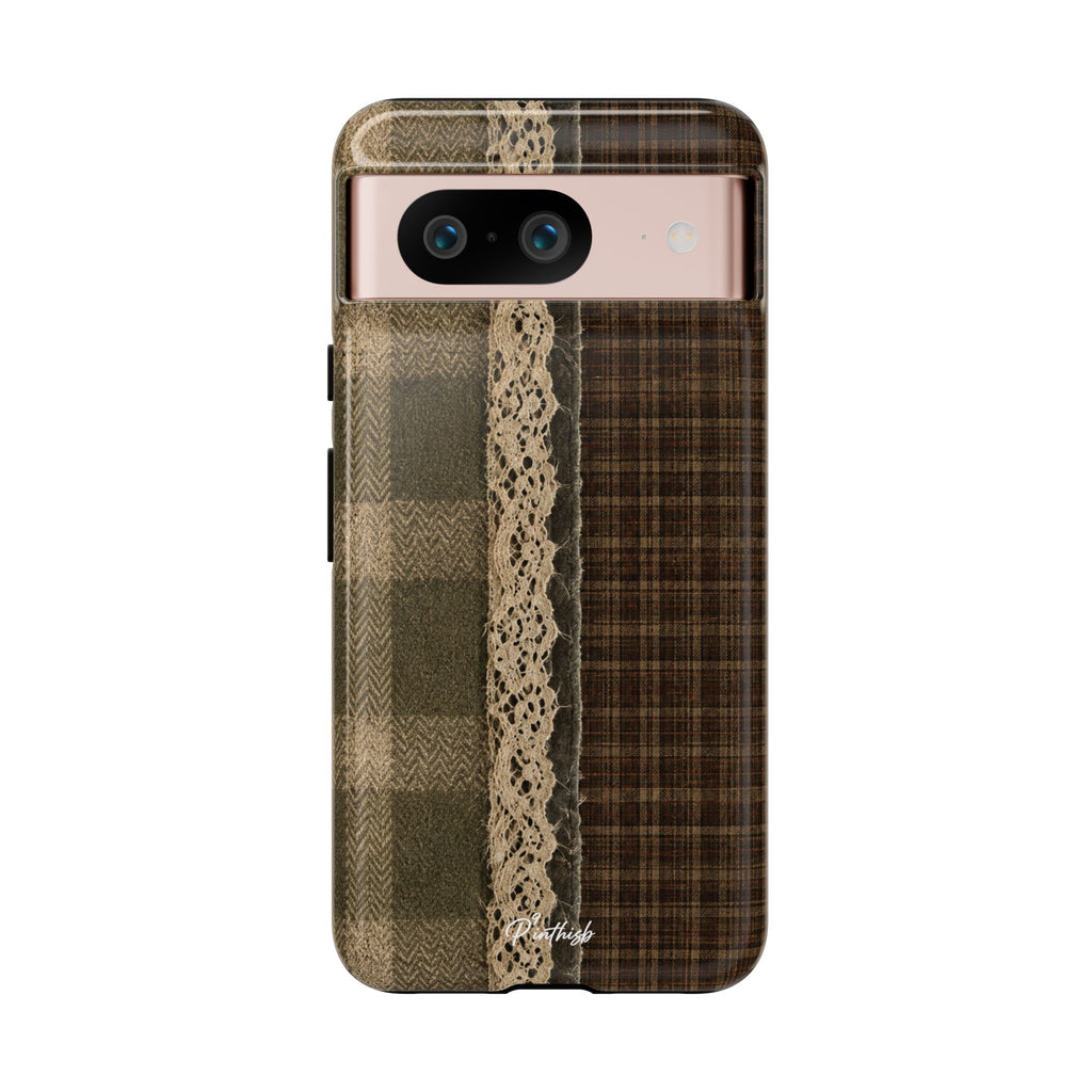 Plaid Lace Tough Phone Case
