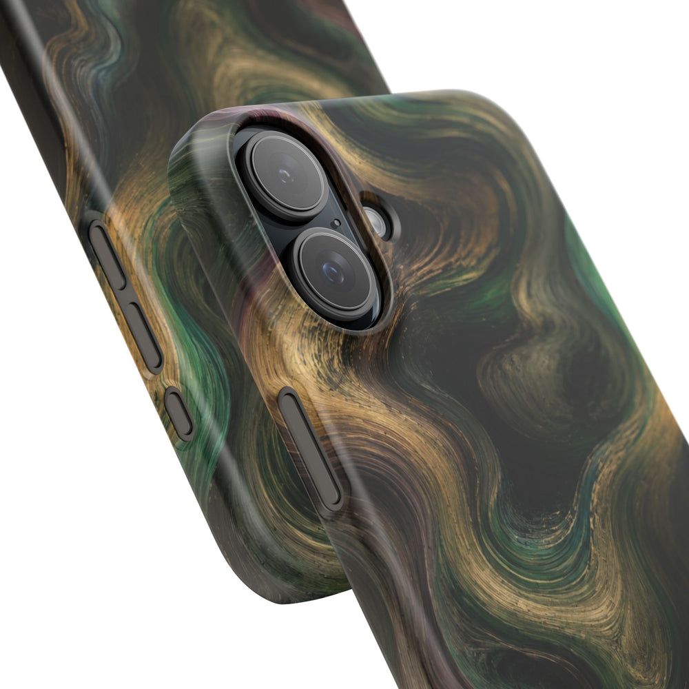 Marbled Forest Snap Phone Case
