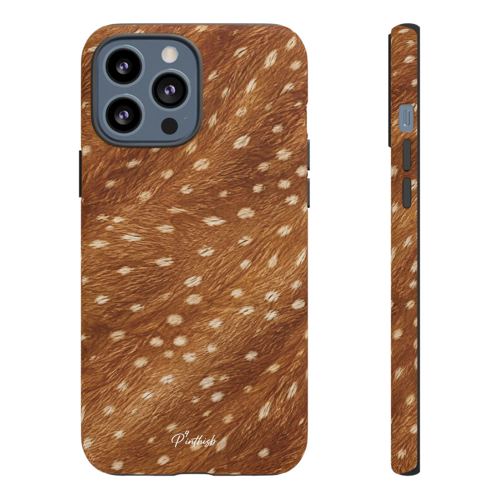 Caramel Deer Pattern Tough Case