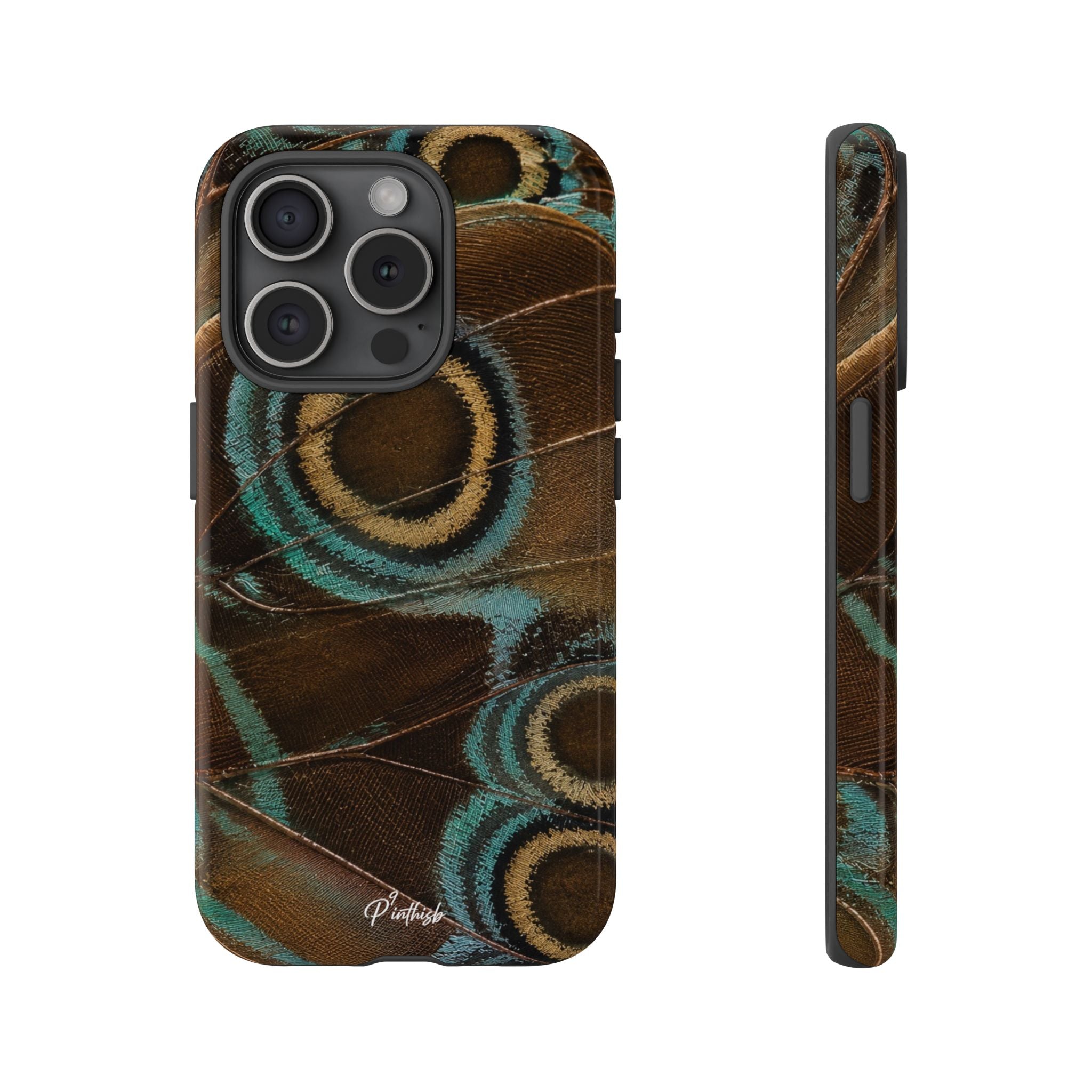 Peacock Feather Pattern Tough Case