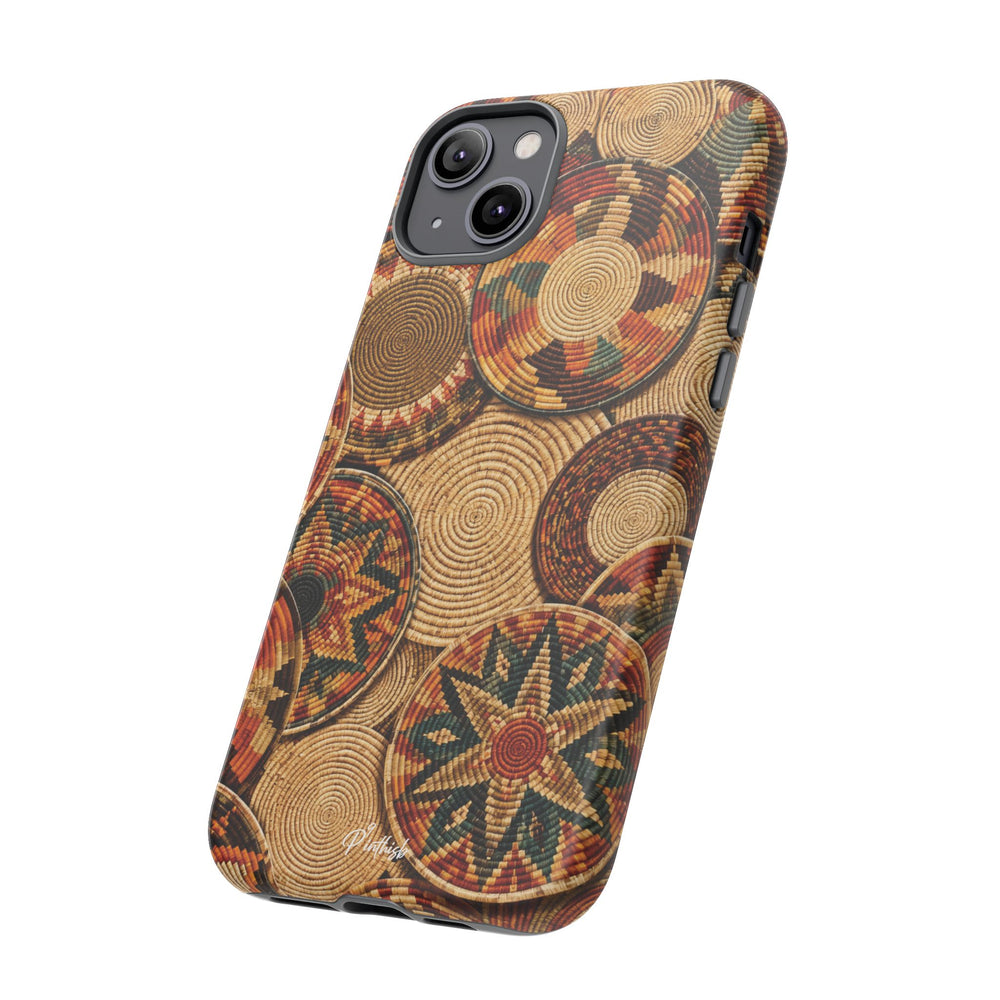 Bohemian Woven Basket Pattern Tough Case