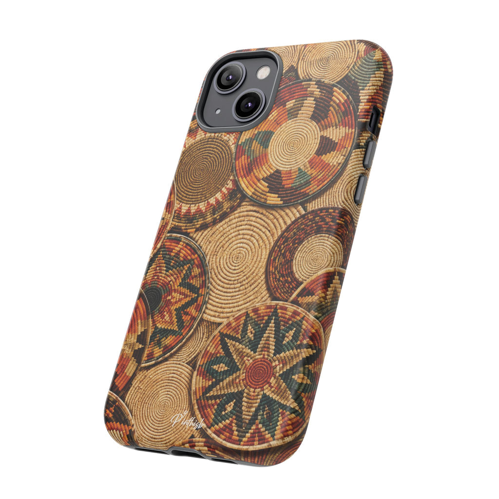 Bohemian Woven Basket Pattern Tough Case