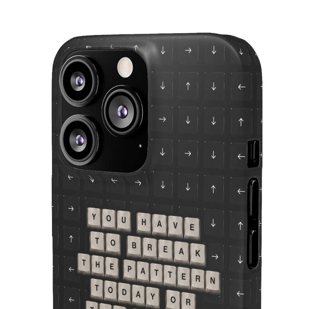 "Break the pattern" Keyboard Snap Case