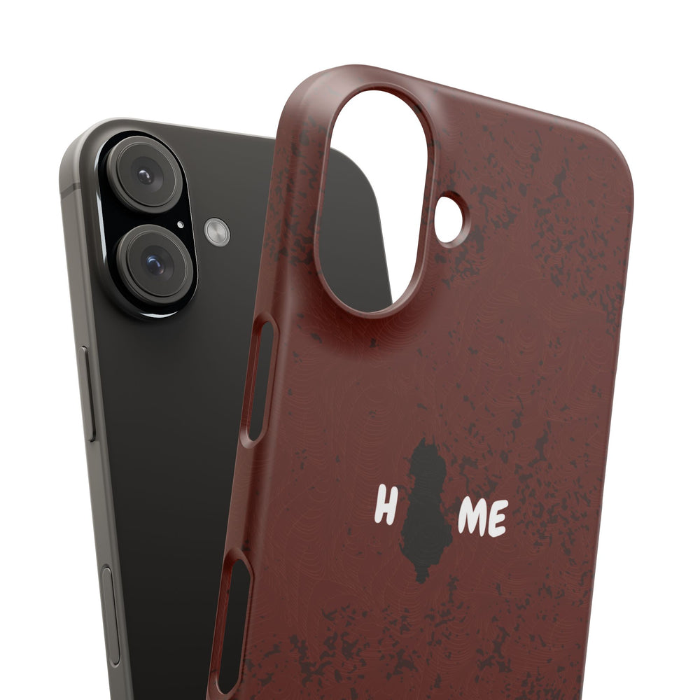 "HOME" Albania Snap Case