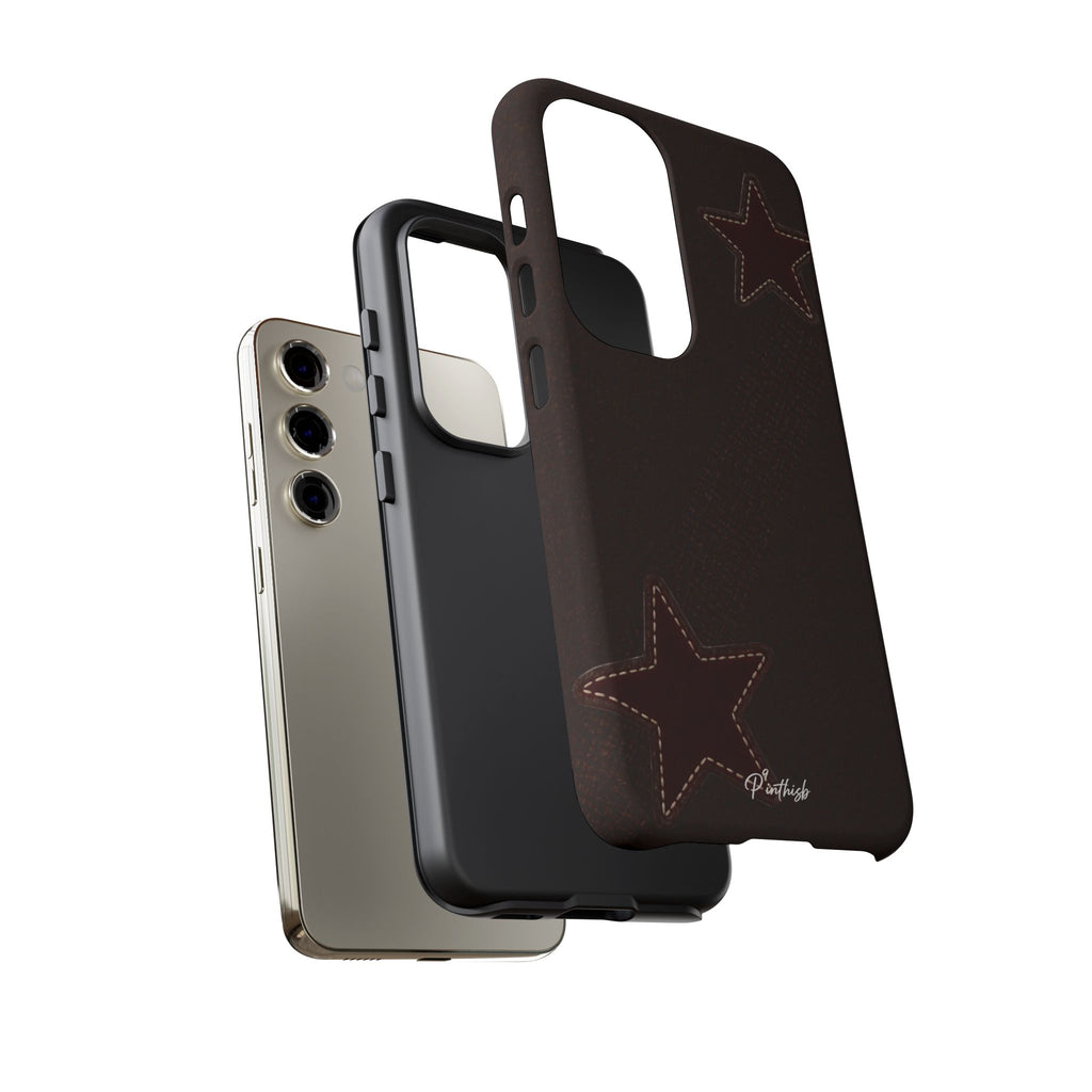 Rustic Stitched Star Phone Case