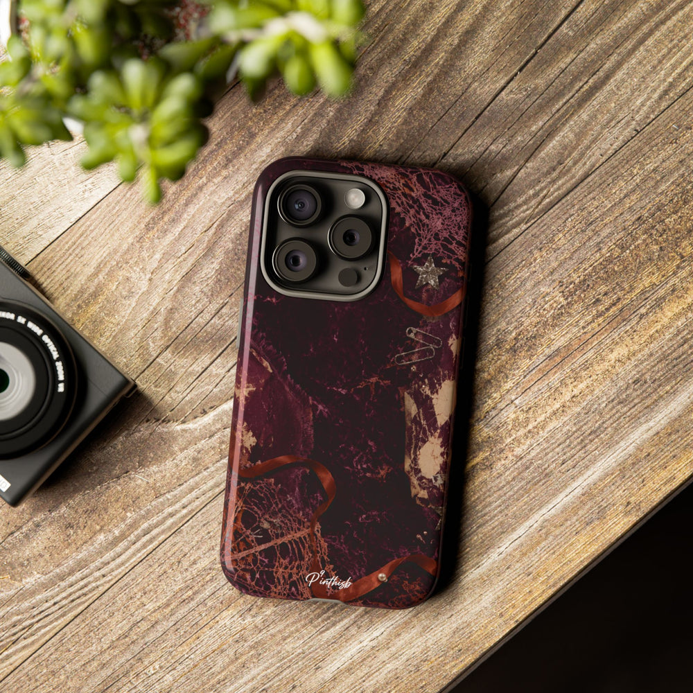 Dark Maroon Vintage Tough Case