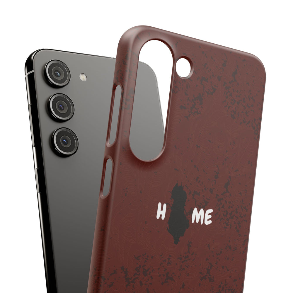 "HOME" Albania Snap Case