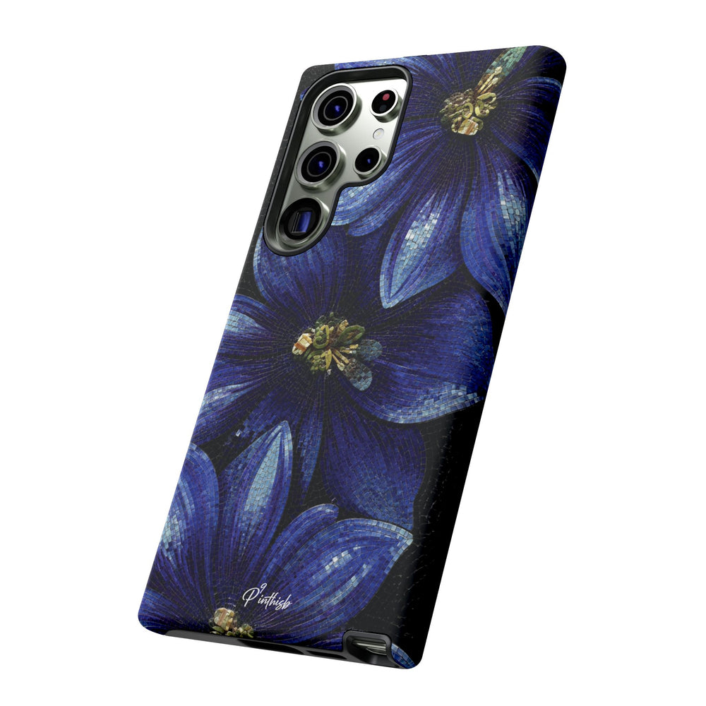 Blue Floral Tough Case