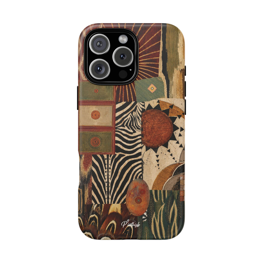 Abstract Boho Collage Tough Case