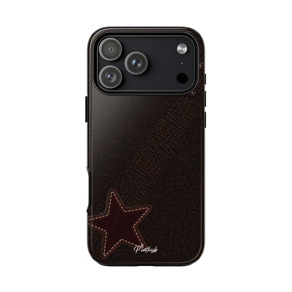 Rustic Stitched Star Phone Case