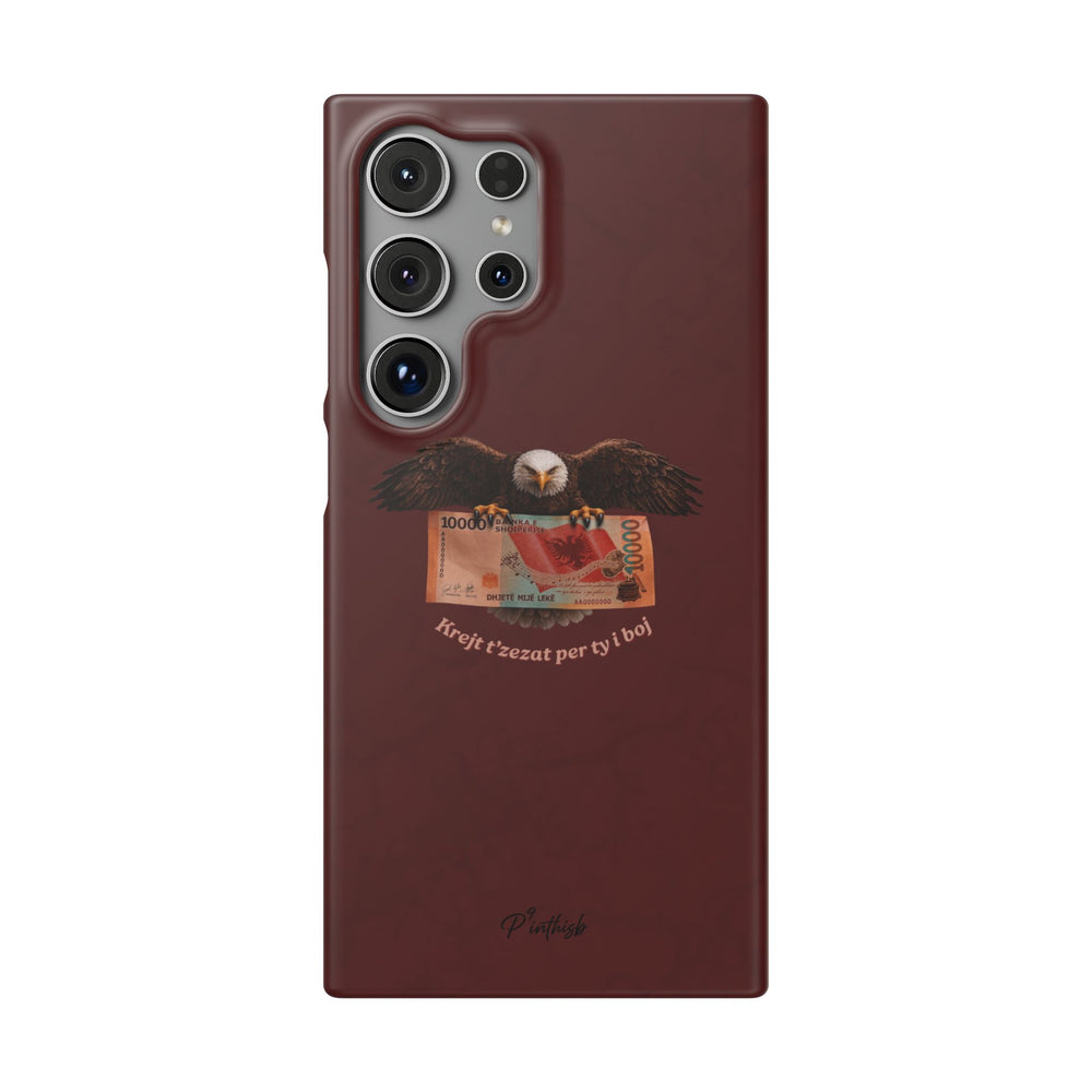 "Krejt t'zezat per ty i boj" Snap Case