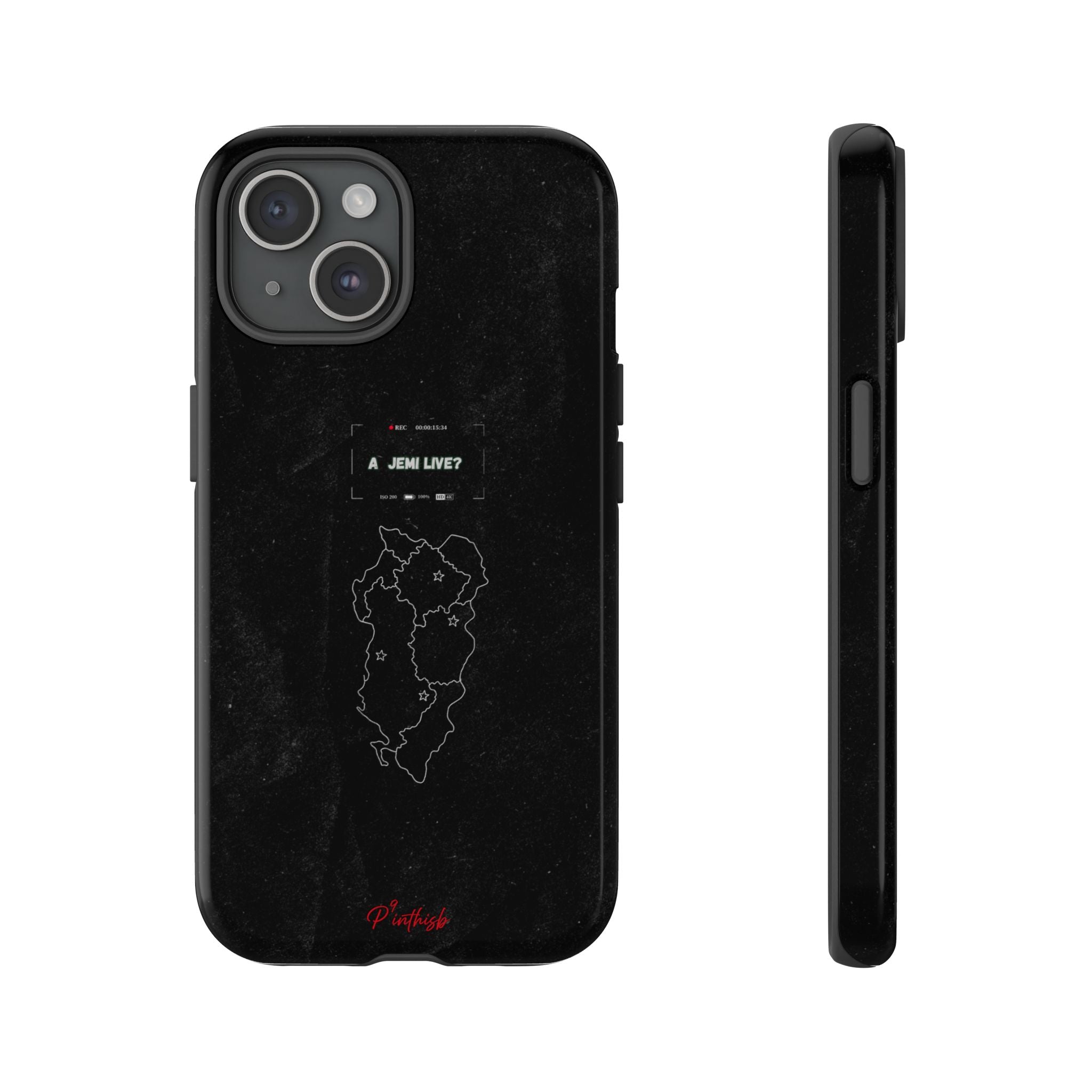 "A jemi live?" Tough Phone Case