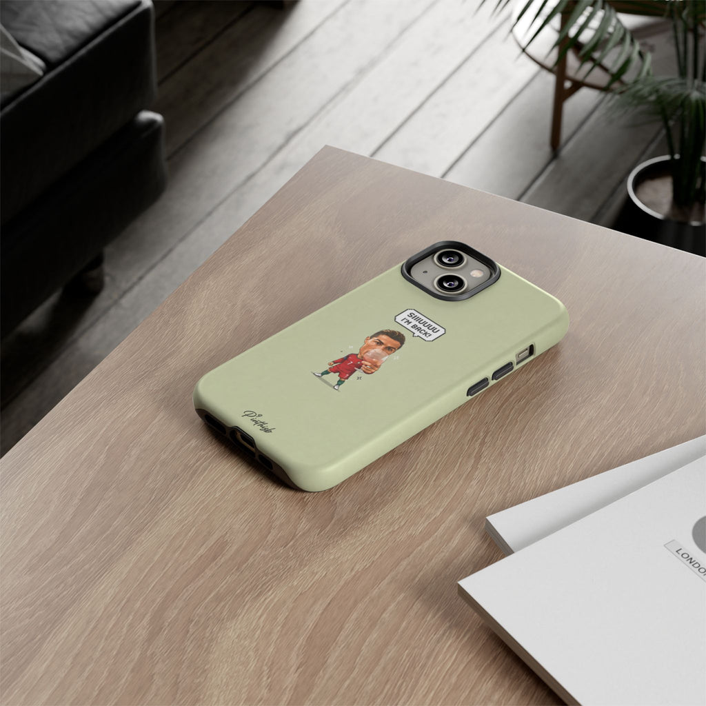 "SIIUUU, I'M BACK" CR7 Tough Phone Case
