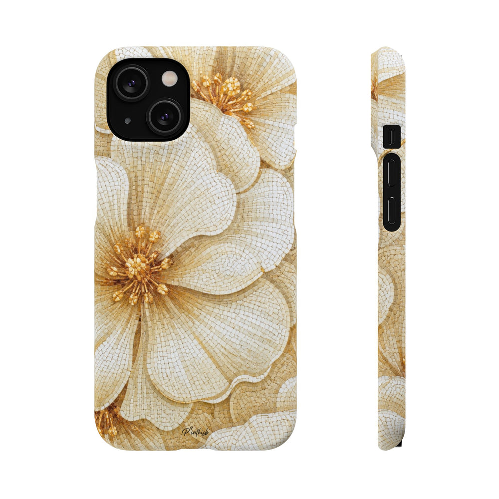 Floral Gold Bloom Snap Case