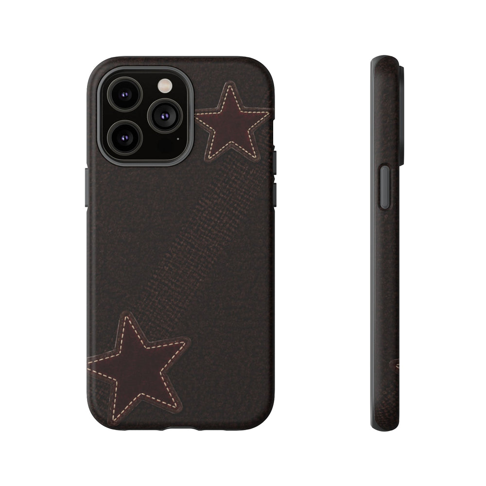 Rustic Stitched Star Phone Case
