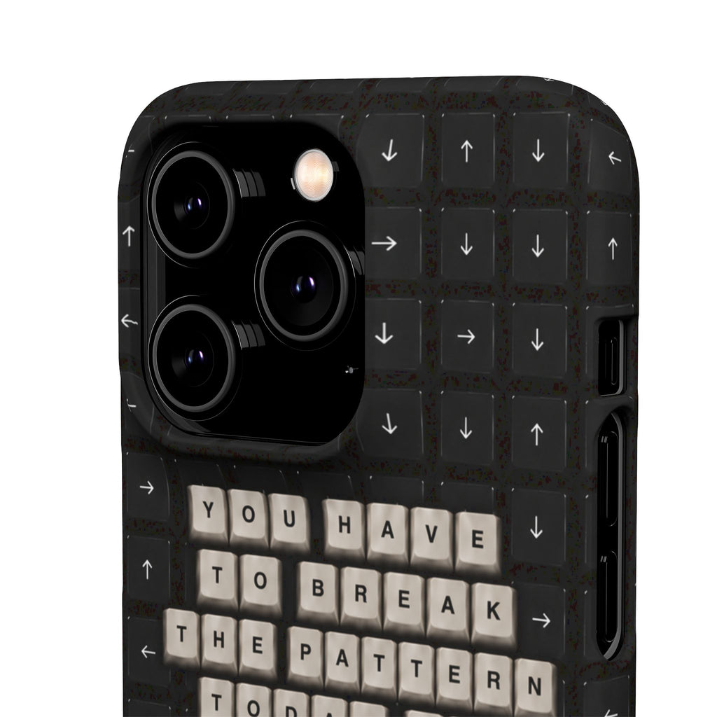 "Break the pattern" Keyboard Snap Case