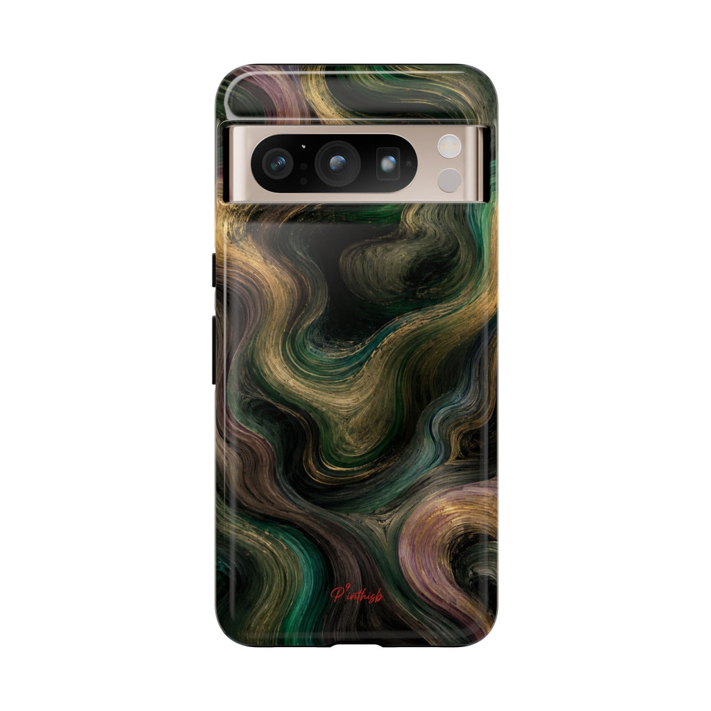 Marbled Forest Tough Phone Case