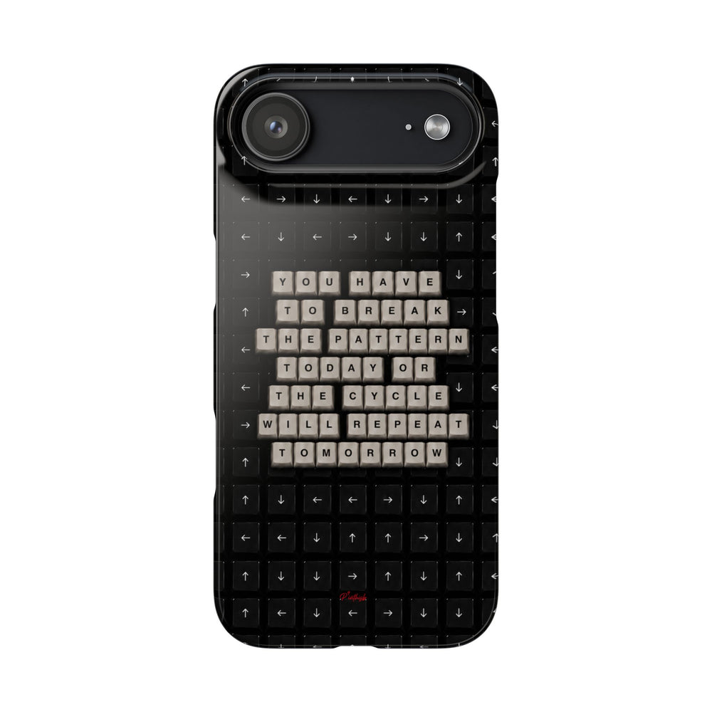 "Break the pattern" Keyboard Snap Case