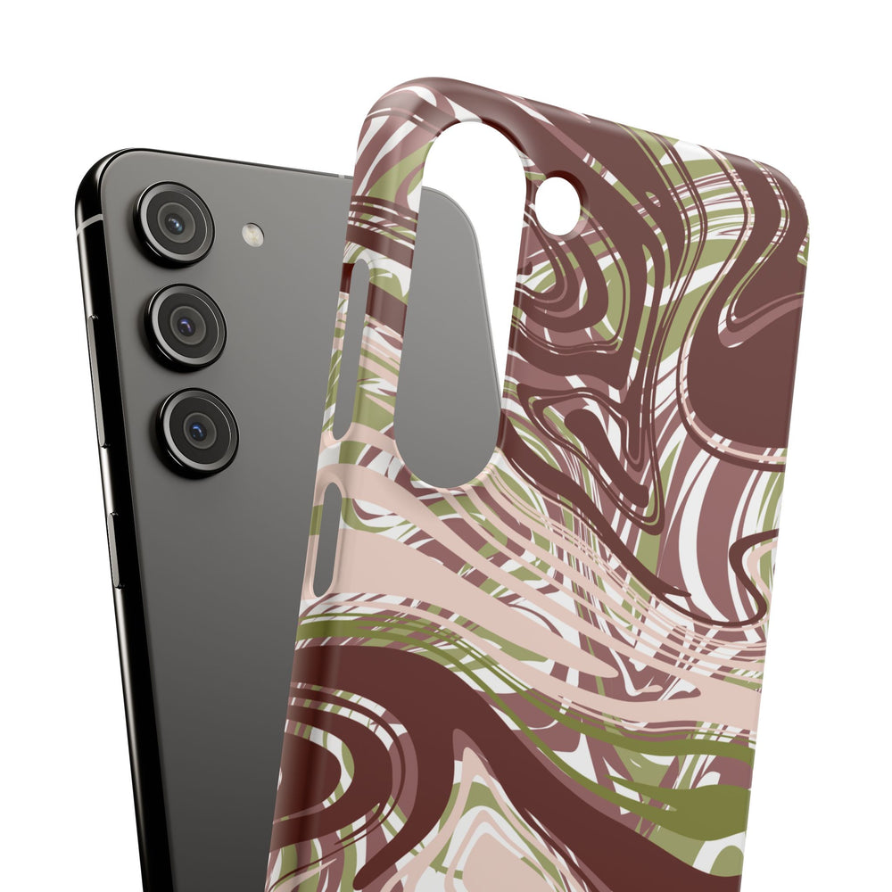 Abstract Marbled Snap Phone Case