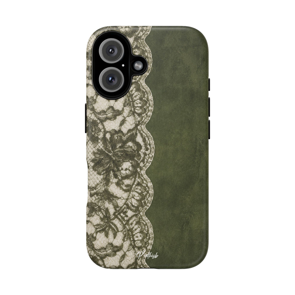 Olive Lace Tough Case