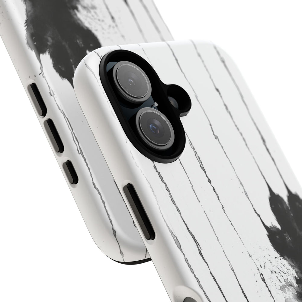 Black Ink Paw Print Tough Case