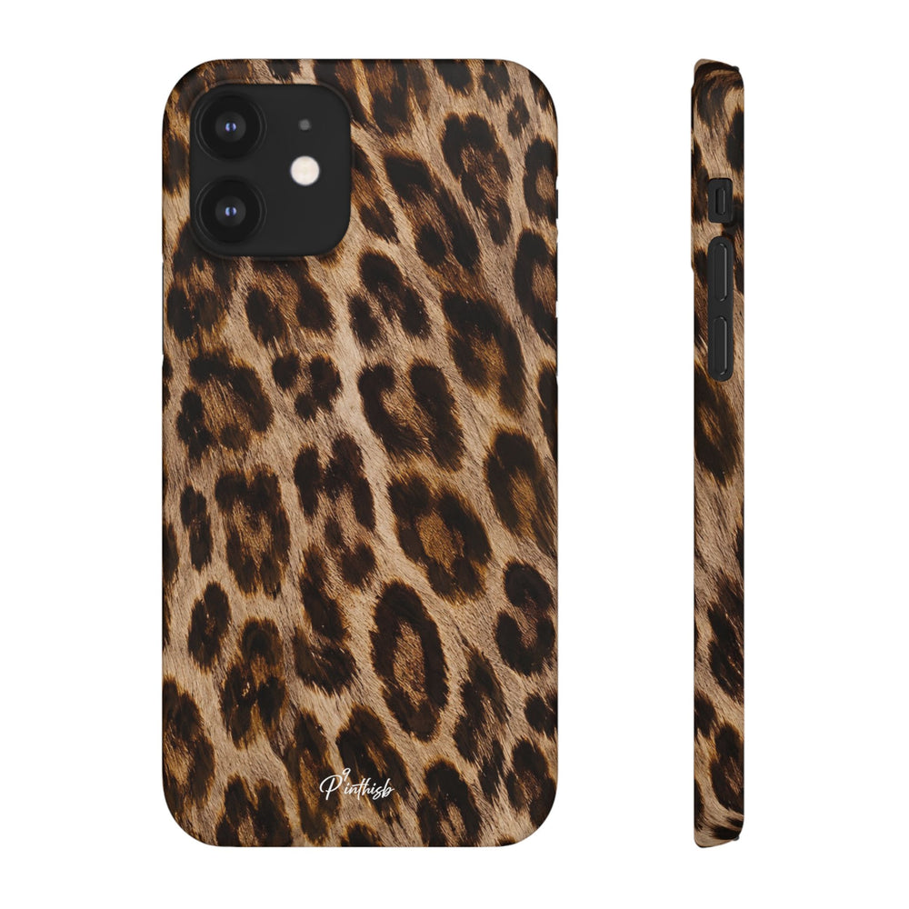 Leopard Print Snap Phone Case