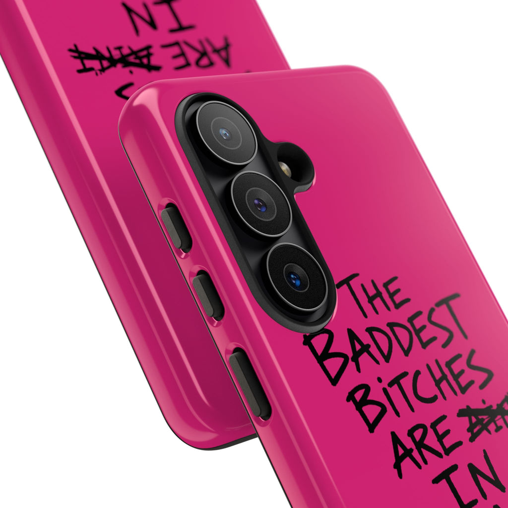 "The Baddest B*tches Are In Albania" Hot Pink Case