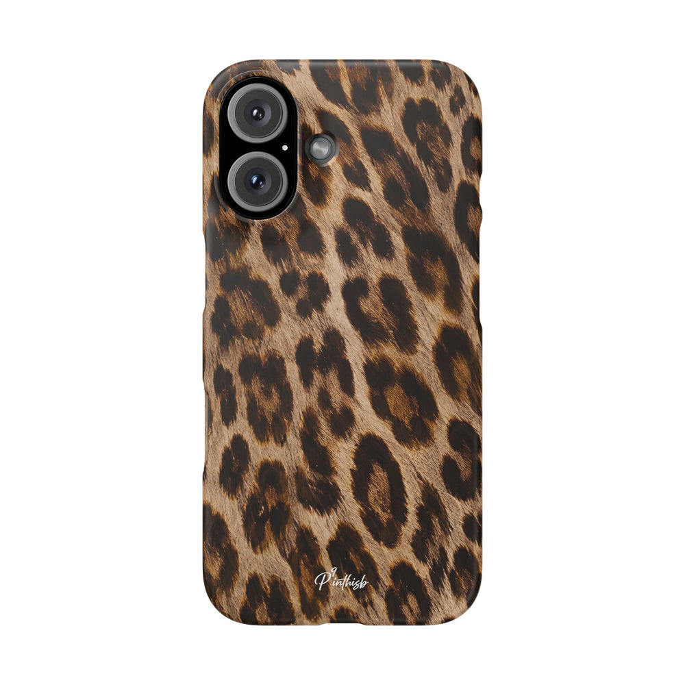 Leopard Print Snap Phone Case