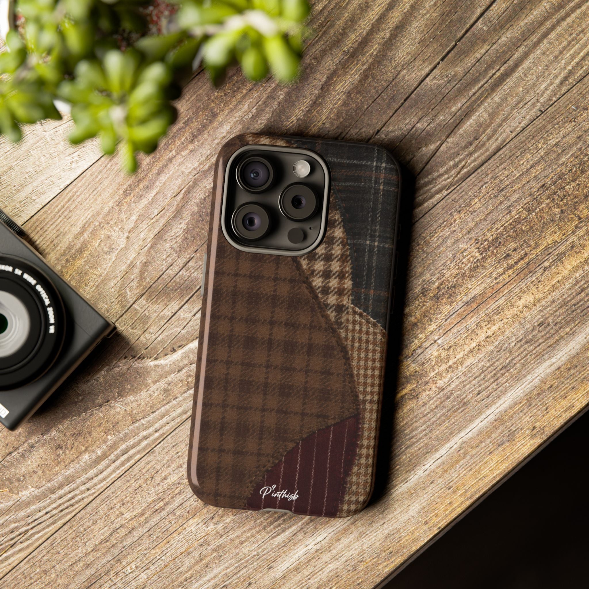 Rustic Brown Retro Tough Case