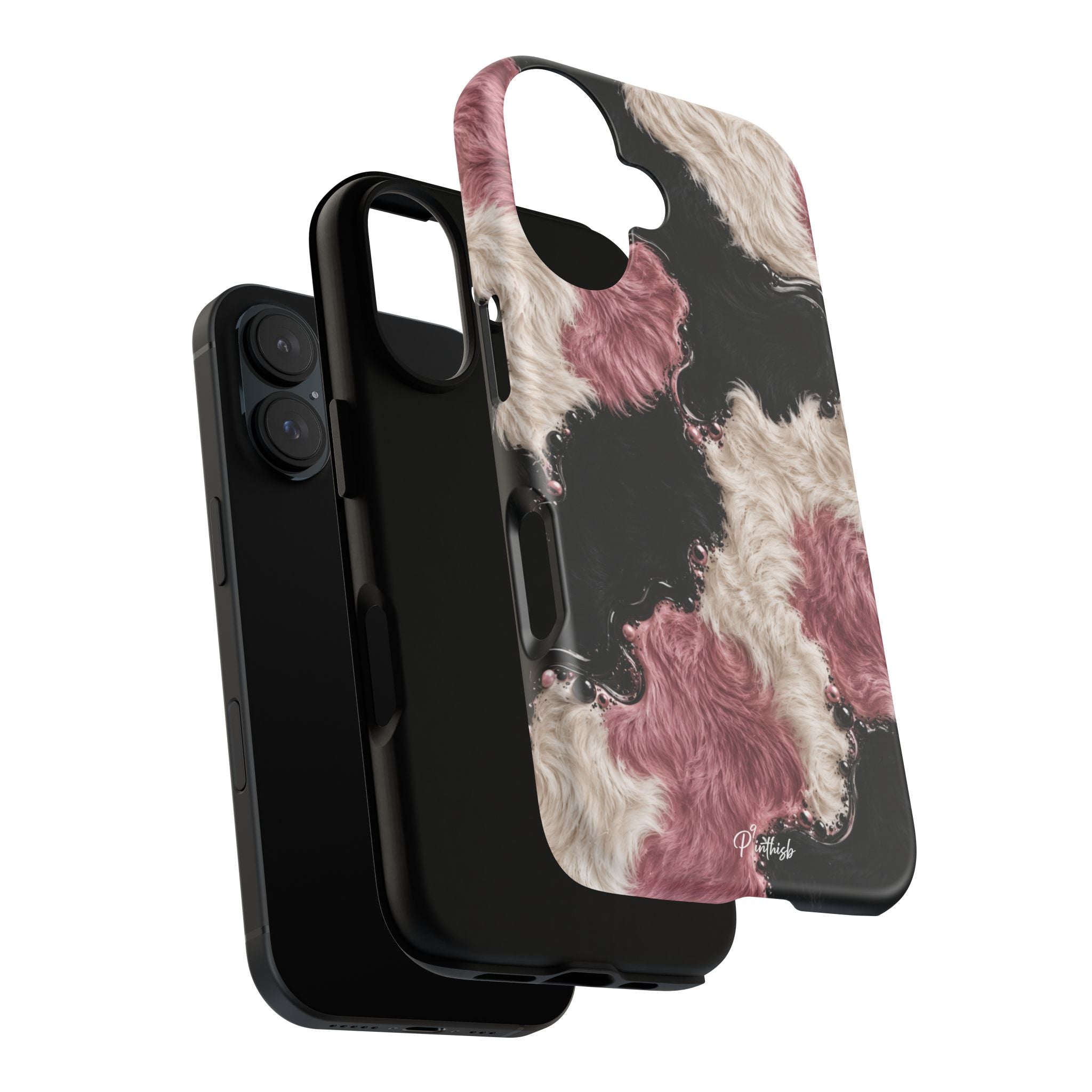 Cow Print Swirl Tough Case