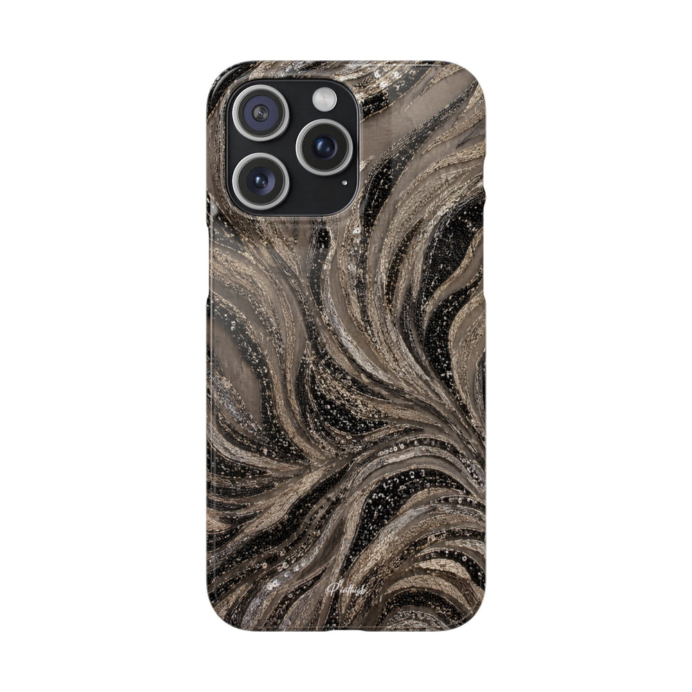 Neutral Swirl Protective Snap Case