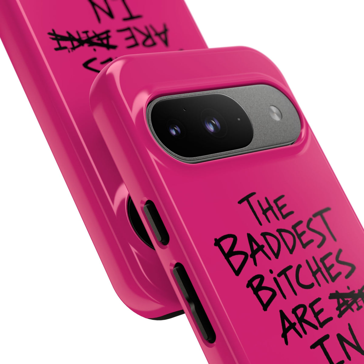 "The Baddest B*tches Are In Albania" Hot Pink Case
