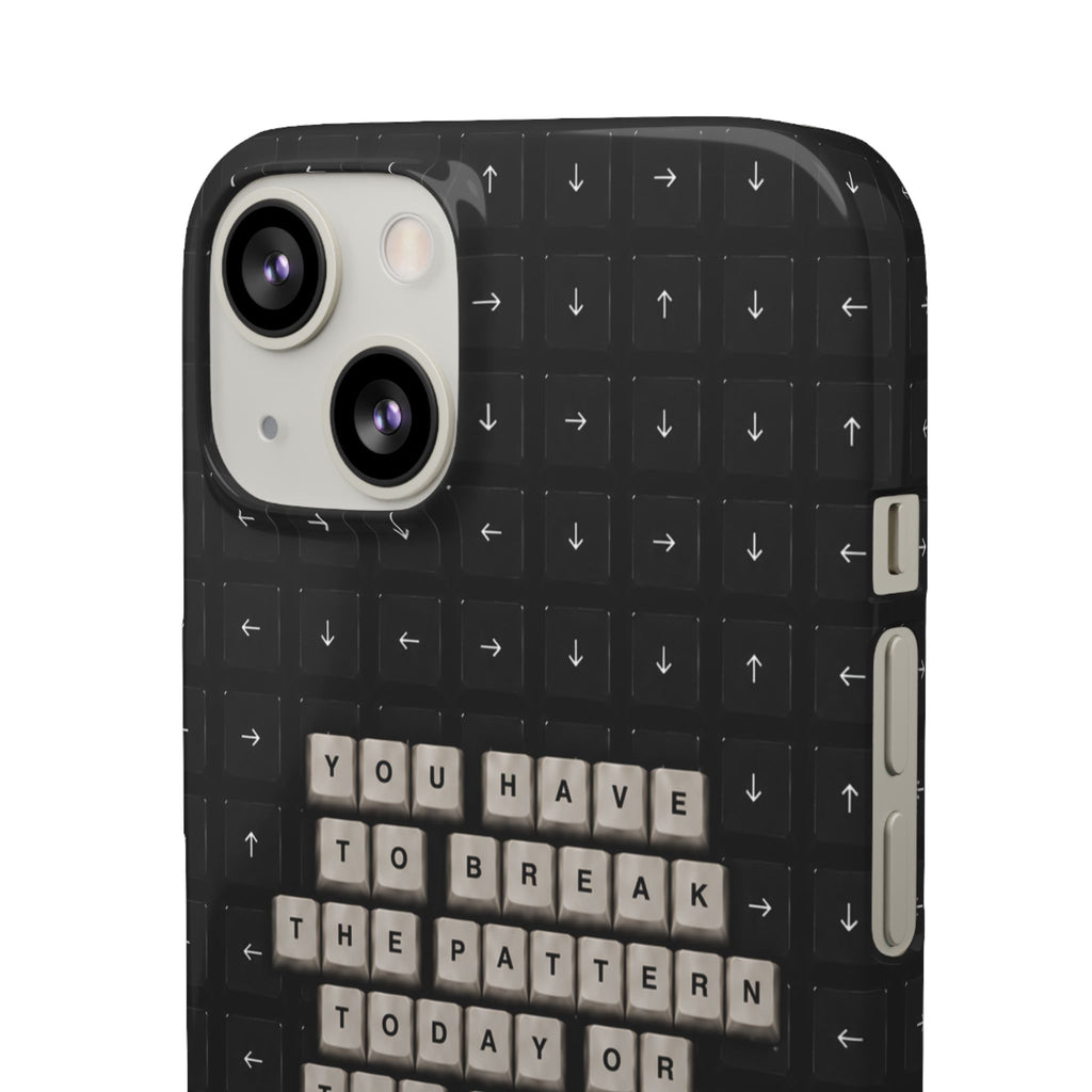 "Break the pattern" Keyboard Snap Case